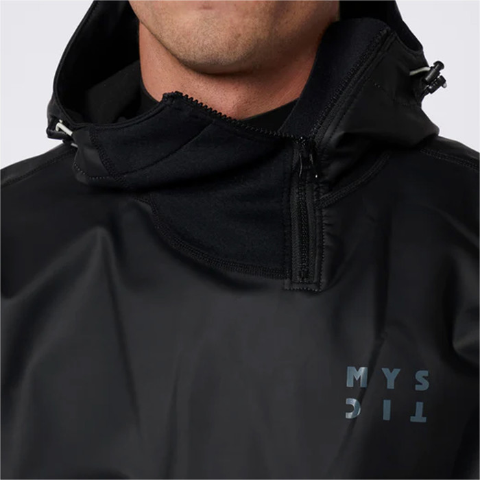 2024 Mystic Mens Storm Softshell Hoodie 35017.230350 - Black